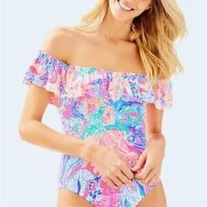 Lilly Pulitzer Fiesta Swimsuit in Aquadesiac